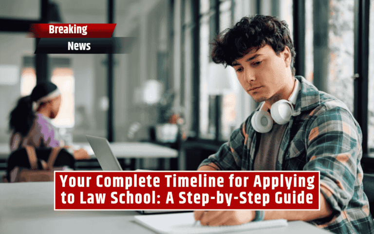 Your Complete Timeline for Applying to Law School: A Step-by-Step Guide